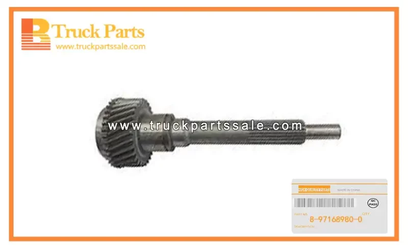 Transfer Top Gear Shaft for ISUZU 4BE1 NKR 8-97168980-0 8971689800 8-97168-980-0 Eje de engranaje superior de transferencia