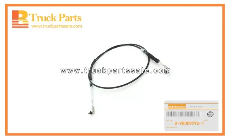 Transmission Cont Shift Cable for ISUZU NPR 8-98009296-1 8980092961 8-98009-296-1 Cable de cambio de control de transmisi??n