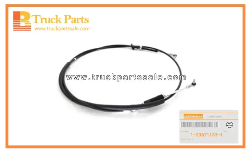 Transmission Control Select Cable for ISUZU 6HH1 FTR33 1-33671133-1 1336711331 1-33671-133-1 Cable de selecci??n de control de transmisi??n