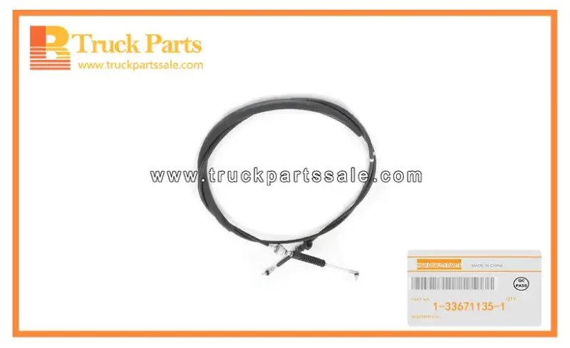 Transmission Control Select Cable for ISUZU FRR FSR 1-33671135-1 1336711351 1-33671-135-1 Cable de selecci??n de control de transmisi??n