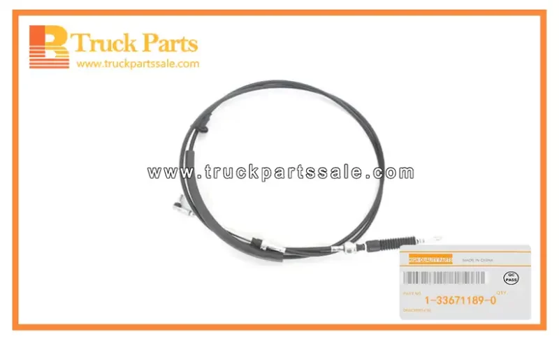 Transmission Control Select Cable for ISUZU FVFXGX 6SD1 1-33671189-0 1336711890 1-33671-189-0 Cable de selecci??n de control de transmisi??n