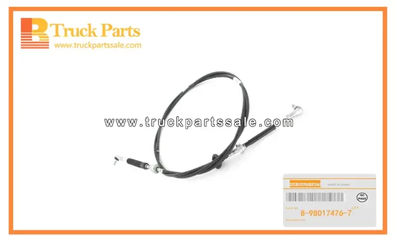 Transmission Control Shift Cable for ISUZU F Series Truck 8-98017476-7 8980174767 8-98017-476-7 Cable de cambio de control de transmisi??n