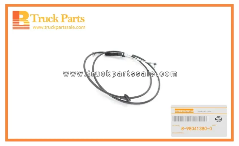 Transmission Control Shift Cable for ISUZU FSR 4HK1-TCS 8-98041380-0 8980413800 8-98041-380-0 Cable de cambio de control de transmisi??n