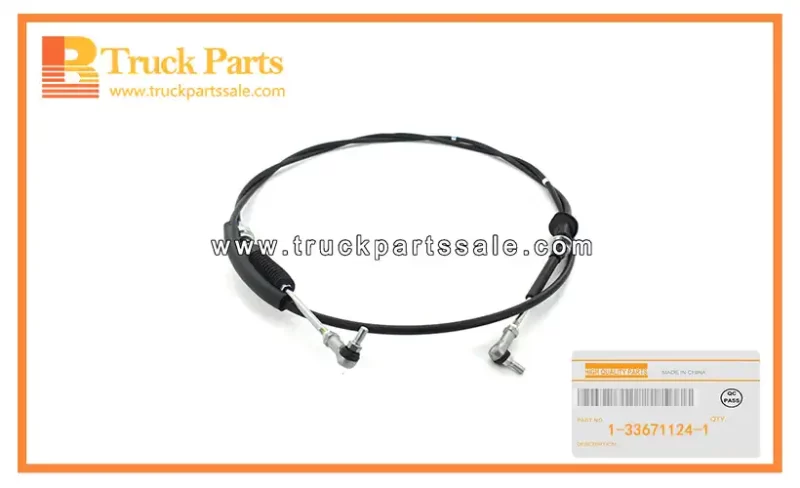 Transmission Control Shift Cable for ISUZU FSR33 1-33671124-1 1336711241 1-33671-124-1 Cable de cambio de control de transmisi??n