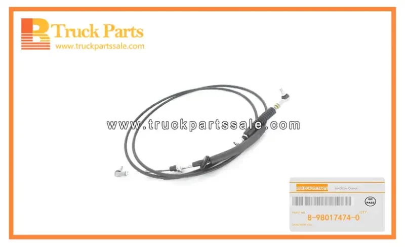 Transmission Control Shift Cable for ISUZU FVR 8-98017474-0 8980174740 8-98017-474-0 Cable de cambio de control de transmisi??n