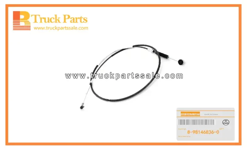 Transmission Control Shift Cable for ISUZU NPR 8-98146836-0 8981468360 8-98146-836-0 Cable de cambio de control de transmisi??n