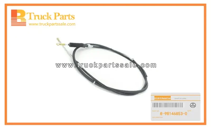 Transmission Control Shift Cable for ISUZU NQR75 4HK1 8-98146853-0 8981468530 8-98146-853-0 Cable de cambio de control de transmisi??n