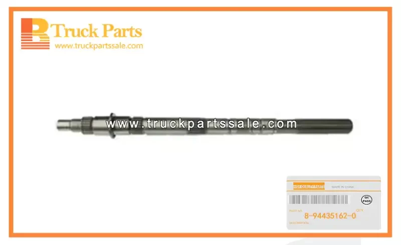Transmission Main Shaft for ISUZU TFR54 4JA1 8-94435162-0 8944351620 8-94435-162-0 Eje principal de transmisi??n