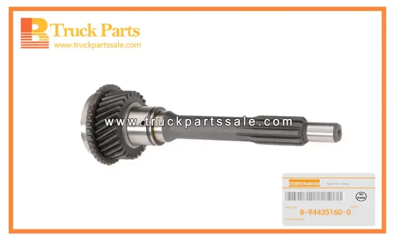 Transmission Top Gear Shaft for ISUZU 4ZD1 TFR16 8-94435160-0 8944351600 8-94435-160-0 Eje de engranaje superior de transmisi??n