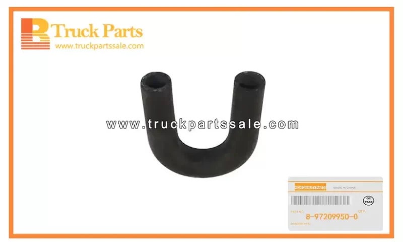 Turbo Charger Out Rubber Hose for ISUZU NPR 8-97209950-0 8972099500 8-97209-950-0 Manguera de goma de salida del turbocompresor