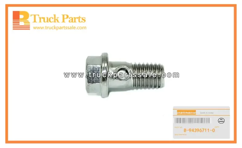 Water Pipe Eye Bolt for ISUZU VC46 8-94396711-0 8943967110 8-94396-711-0 Perno de argolla para tuber??a de agua