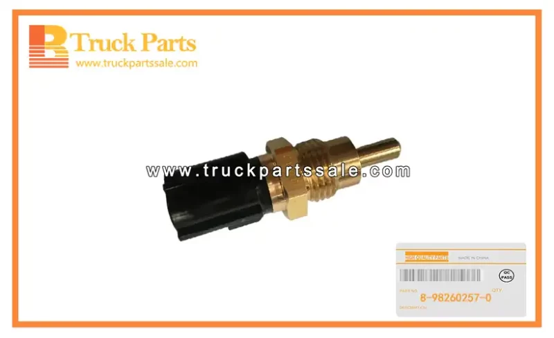 Water Temp Sensor for ISUZU 700P 4HK1 8-98260257-0 8982602570 8-98260-257-0 Sensor de temperatura del agua