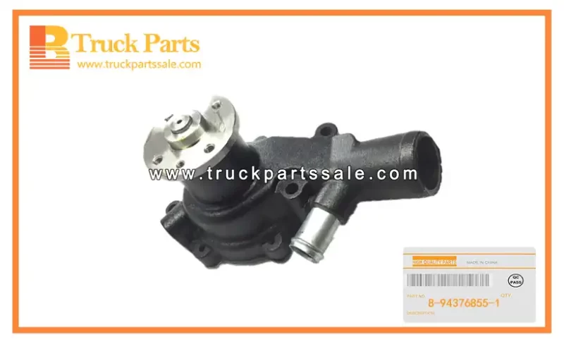 With Gasket Water Pump Assembly for ISUZU 4BG1 8-94376855-1 8943768551 8-94376-855-1 Con conjunto de bomba de agua con junta