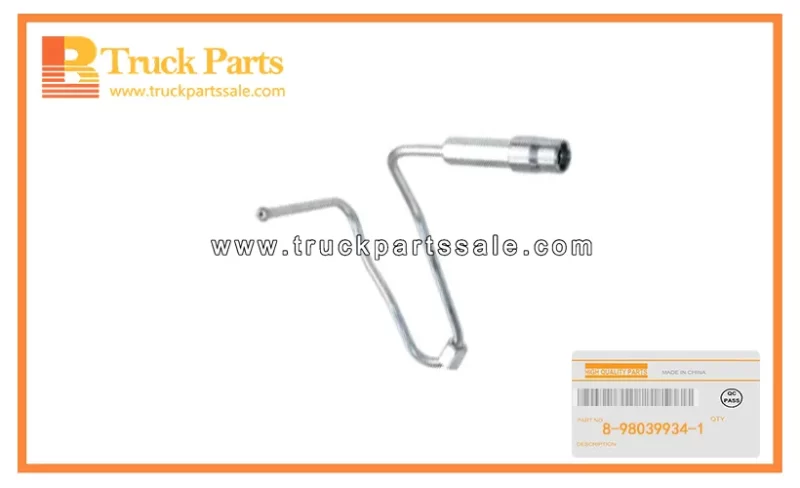 Auto Pipe High Pressure Oil Pipe for Isuzu 8-98039934-1 8980399341 8-98039-934-1