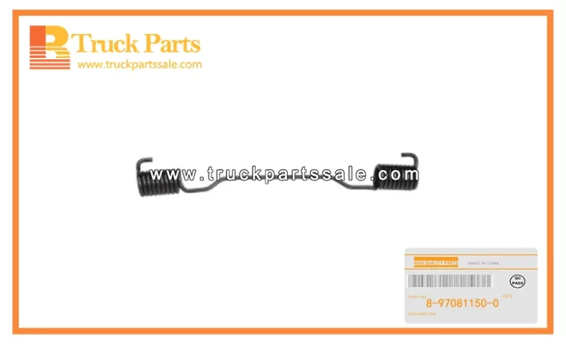 Brake Spring Return for Isuzu Nkr94 8-97081150-0 8-97081-150-0 8970811500