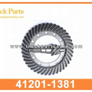 41201-1381 crown wheel and pinion gear for Hino EM100 EK1007*45