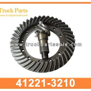 41221-3210 China supplier for hino 700 E13C spiral bevel gear ratio 7*41