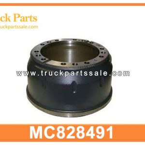 MC828491 8 holes truck Front brake drum for MITSUBISHI Fuso FV415