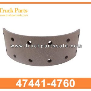 47441-4760 Brake Lining for HINO FS166