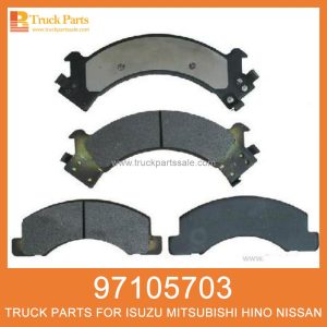97105703 97164756 97167632 8-94479-583-0 8-97080-398-0 8-97094-710-0 8-97105-703-0 8-97164-756-0 8-97167-632-0 Brake Pad for ISUZU