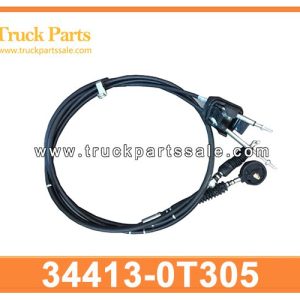 34413-0T305 344130T305 Cable Assy 2820mm for NISSAN FD42