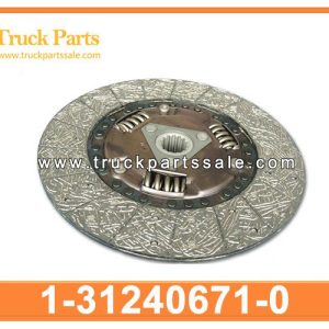 1-31240671-0 1312406710 1-31240-671-0 Clutch Disc for ISUZU FTR