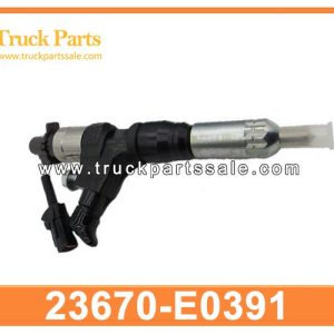 23670-E0391 Fuel Injector for HINO JO8E