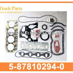 5-87810294-0 5878102940 5-87810-294-0 Gasket full gasket set for ISUZU NKR 4JA1