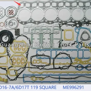 ME996291 Overhaul Gasket for MITSUBISHI 6D16-7A 6D17T 119 SQUARE