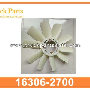 16306-2700 163062700 OD 520MM ID 104MM Cooling Fan blades for HINO J08C