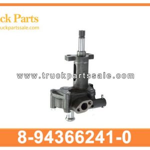 8-94366241-0 8943662410 8-94366-241-0 Oil Pump for ISUZU 4BD1
