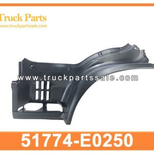 51774-E0250 51773-E0270 51774E0250 51773E0270 STEP PANEL UPPER for HINO HINO500 EURO4