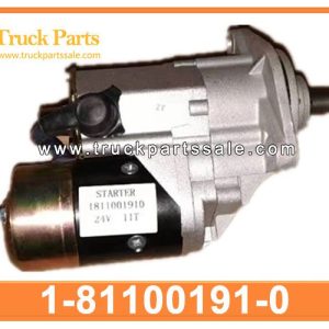 1-81100191-0 1811001910 1-81100-191-0 Starter Motor for ISUZU FTR 6BD1T 6BG1 6BD1