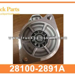 28100-2891A 281002891A 3655020013 Starter Motor for HINO J08C J08E