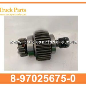 8-97025675-0 8970256750 8-97025-675-0 Starter Pinion Clutch Gear for ISUZU NKR NLR NPR 4HF1 4HG1
