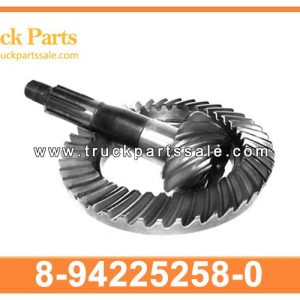 8-94225258-0 8942252580 8-94225-258-0 Truck crown wheel pinion Ratio 9x41 for ISUZU