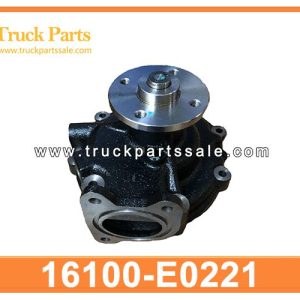 16100-E0221 16100E0221 Water Pump for HINO JO7C JO8C