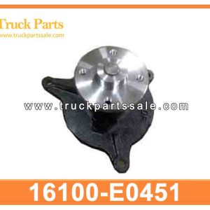 16100-E0451 Water Pump for HINO E13C