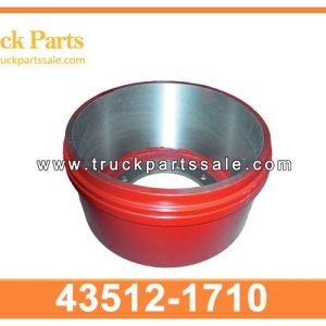 43512-1710 435121710 brake drum for HINO