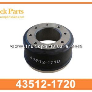 43512-1720 435121720 brake drum for HINO