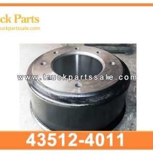 43512-4011 435124011 brake drum for HINO