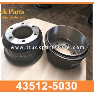 43512-5030 435125030 brake drum for HINO