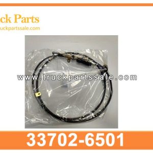 33702-6501 337026501 brake parts steel gear shift cable for HINO