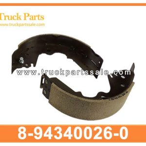 8-94340026-0 8943400260 8-94340-026-0 brake shoe for ISUZU TFR UCR