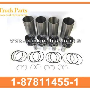 1-87811455-1 1878114551 1-87811-455-1 cylinder liner kit for ISUZU FVR FTR 6HE1 FORWAR