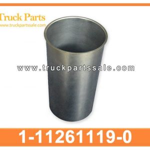 1-11261119-0 1112611190 1-11261-119-0 engine cylinder liner engine sleeve for ISUZU FORWARD FTR 6BG1 4BG1 6BF1
