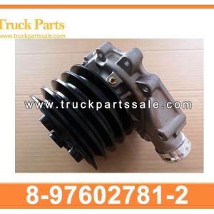 8-97602781-2 8976027812 8-97602-781-2 engine water pump with 4 pulley for ISUZU FVR FSR truck LT bus