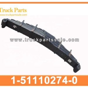 1-51110274-0 1511102740 1-51110-274-0 front trailer truck suspension leaf spring assy for ISUZU GIGA CXZ 10PE1