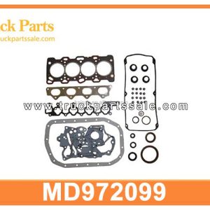 MD972099 full gasket set for MITSUBISHI 4G64