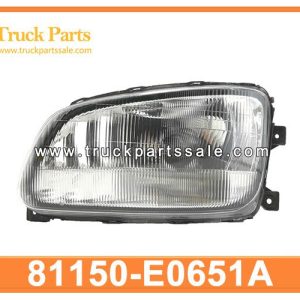 81150-E0651A 81110-E0651A 81150E0651A 81110E0651A head light for HINO 500 700